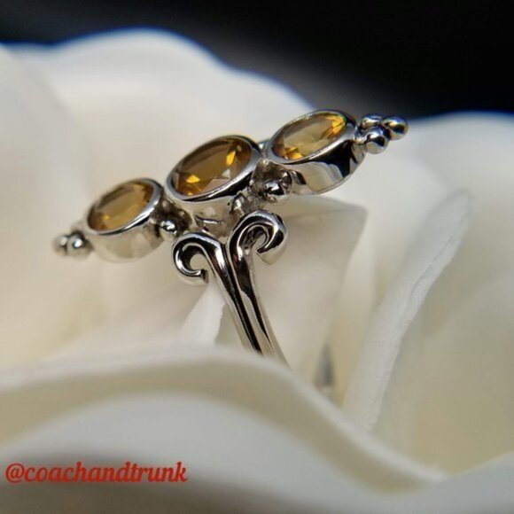 Genuine 3 Diaspore Stones Color Changes In Light 925 Sterling Balinese Style NWT - Picture 10 of 12